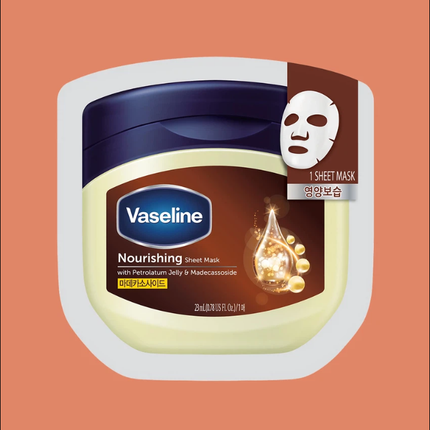 VASELINE NOURISHING SHEET MASK (10EA) - COKODIVE