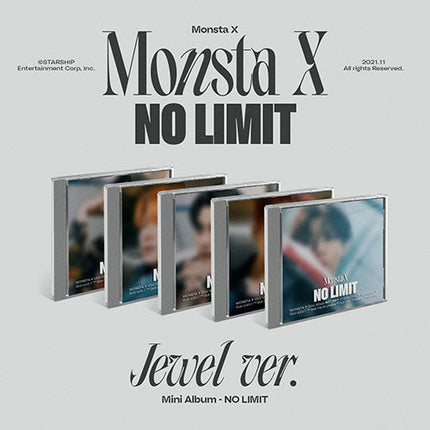 MONSTA X - NO LIMIT MINI 10TH ALBUM JEWEL RANDOM AP - COKODIVE