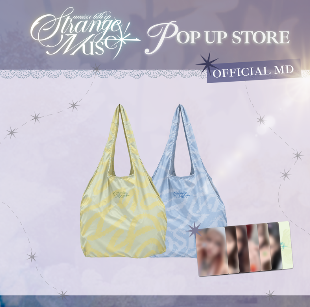 NMIXX - STRANGE MUSE POP UP OFFICIAL MD PACKABLE TOTE BAG - COKODIVE