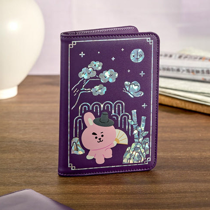 BT21 - PREMIUM K EDITION MOTHER OF PEARL GRAPHIC PASSPORT CASE - COKODIVE