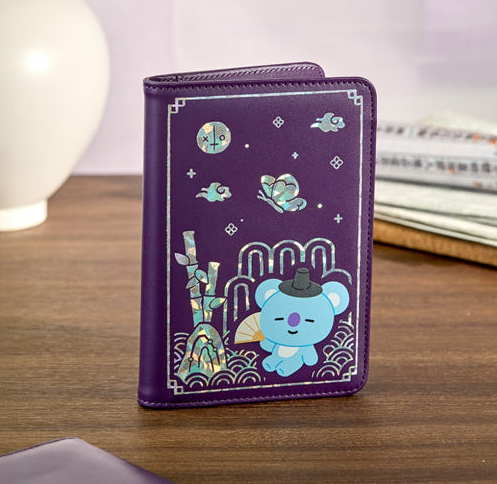 BT21 - PREMIUM K EDITION MOTHER OF PEARL GRAPHIC PASSPORT CASE - COKODIVE