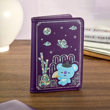 BT21 - PREMIUM K EDITION MOTHER OF PEARL GRAPHIC PASSPORT CASE - COKODIVE