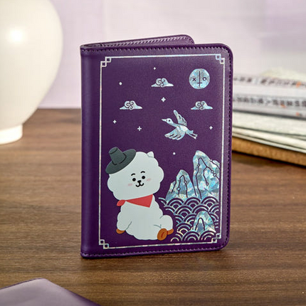BT21 - PREMIUM K EDITION MOTHER OF PEARL GRAPHIC PASSPORT CASE - COKODIVE