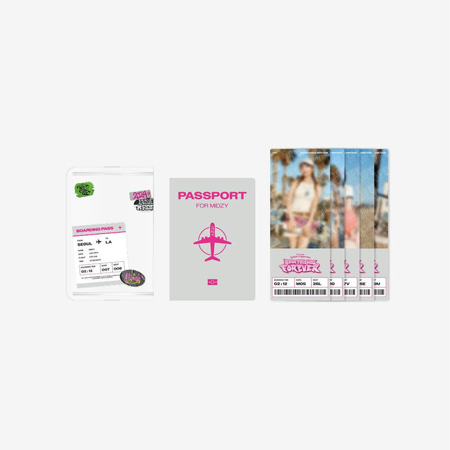 ITZY - 2024 BEST FRIENDS FOREVER OFFICIAL MD PASSPORT SET - COKODIVE