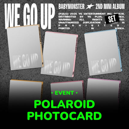 BABYMONSTER - WE GO UP 2ND MINI ALBUM WITHMUU GIFT PATTERN VER (OPTION) - COKODIVE
