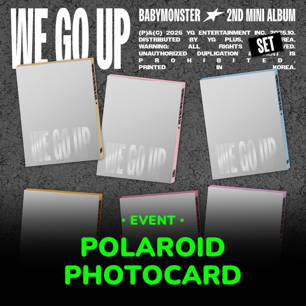 BABYMONSTER - WE GO UP 2ND MINI ALBUM WITHMUU GIFT PATTERN VER (OPTION) - COKODIVE