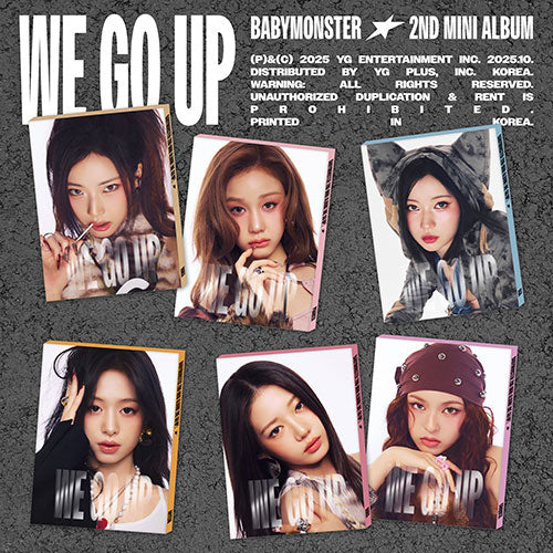 BABYMONSTER - WE GO UP 2ND MINI ALBUM YG SELECT GIFT PATTERN VER (OPTION) - COKODIVE