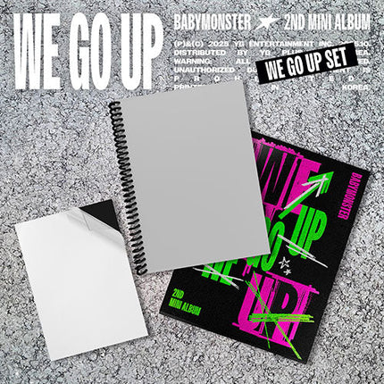 BABYMONSTER - WE GO UP 2ND MINI ALBUM PHOTOBOOK VER SET - COKODIVE