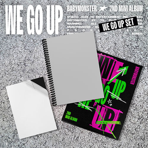 BABYMONSTER - WE GO UP 2ND MINI ALBUM PHOTOBOOK VER SET - COKODIVE