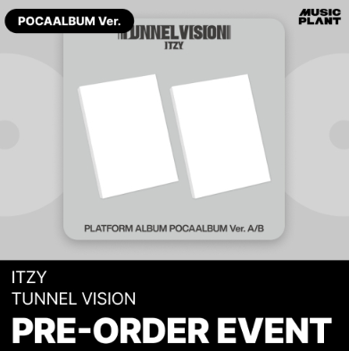 ITZY - TUNNEL VISION MINI ALBUM MUSICPLANT GIFT PLATFORM ALBUM POCAALBUM VER SET - COKODIVE