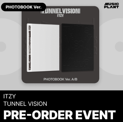 ITZY - TUNNEL VISION MINI ALBUM MUSICPLANT GIFT PHOTOBOOK VER SET - COKODIVE