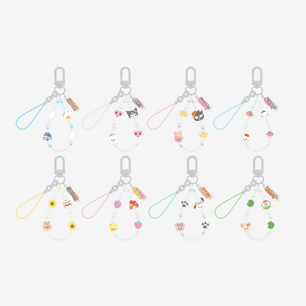 STRAY KIDS - SKZOO X SANRIO CHARACTERS OFFICIAL MD PHONE BEADS STRAP - COKODIVE