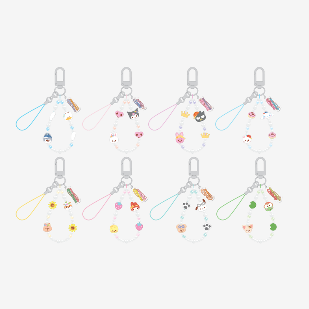 STRAY KIDS - SKZOO X SANRIO CHARACTERS OFFICIAL MD PHONE BEADS STRAP - COKODIVE