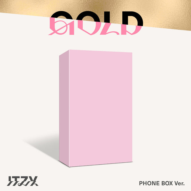 ITZY - GOLD 2ND ALBUM JYP SHOP GIFT PHONE BOX RANDOM