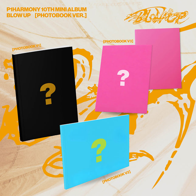 P1HARMONY - BLOW UP 10TH MINI ALBUM PHOTOBOOK VER SET - COKODIVE