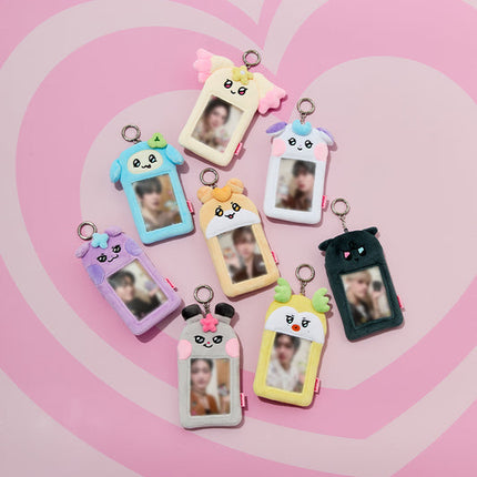 ATEEZ - MIGHTEEZ PHOTO HOLDER PLUSH KEYRING - COKODIVE