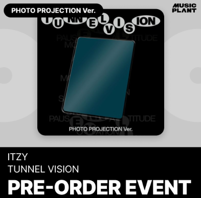 ITZY - TUNNEL VISION MINI ALBUM MUSICPLANT GIFT PHOTO PROJECTION VER - COKODIVE