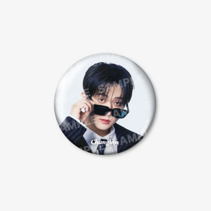 STRAY KIDS - RUN IT JAPAN WOURLD TOUR 2ND LINE UP OFFICIAL MD PHOTO BADGE (CHANGBIN) - COKODIVE