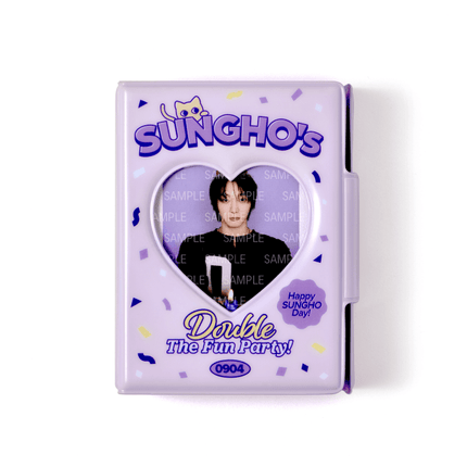 BOYNEXTDOOR SUNGHO - SUNGHO'S DOUBLE THE FUN PARTY OFFICIAL MD PHOTO CARD CASE - COKODIVE