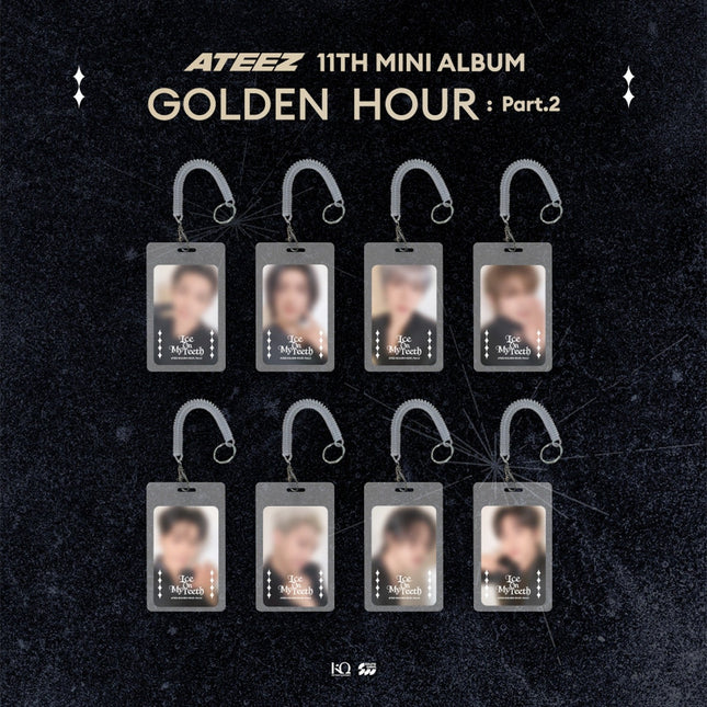 ATEEZ - GOLDEN HOUR : PART.2 OFFICIAL MD PHOTO CARD HOLDER SET - COKODIVE