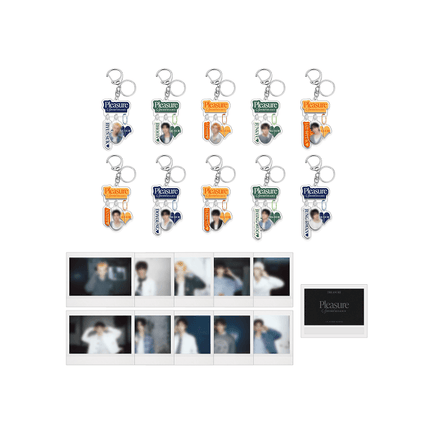 TREASURE - PLEASURE SPECIAL MINI ALBUM OFFICIAL MD PHOTO KEYCHAIN HOLDER SET - COKODIVE