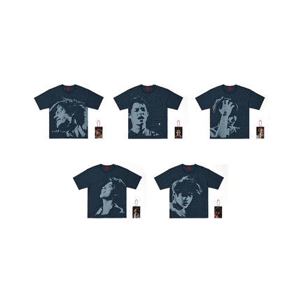 CORTIS - PUT YOUR PHONE DOWN 2026 TOUR OFFICIAL MD PHOTO T-SHIRT (NAVY) - COKODIVE