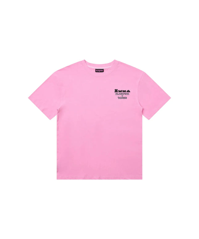 BLACKPINK - BLACKPINK X TAMAGOTCHI OFFICIAL MD PINK GALAXY T-SHIRT PINK - COKODIVE
