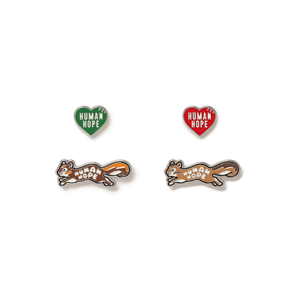 BTS - HUMAN HOPE SEASON 2 J-HOPE X HUMAN MADE COLLAB OFFICIAL MD PINS SET - COKODIVE
