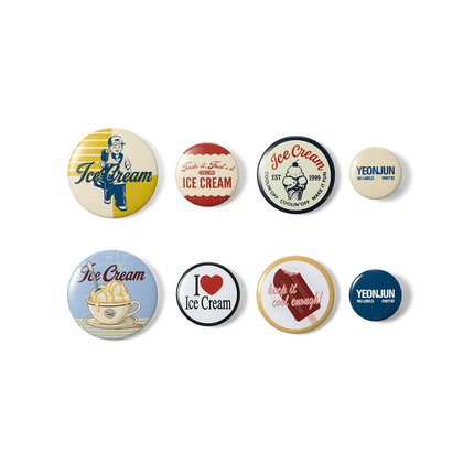 TXT YEONJUN - NO LABELS: PART 02 OFFICIAL MD PIN BADGE SET - COKODIVE