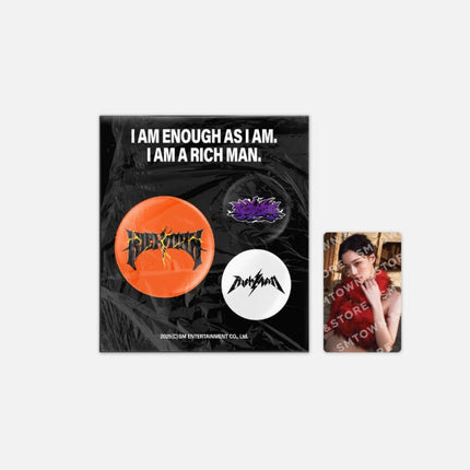 AESPA - RICHMAN POP UP OFFICIAL MD PIN BUTTON SET - COKODIVE