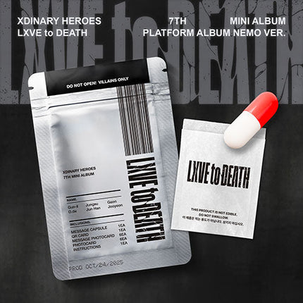 XDINARY HEROES - LXVE TO DEATH 7TH MINI ALBUM PLATFORM ALBUM NEMO VER - COKODIVE
