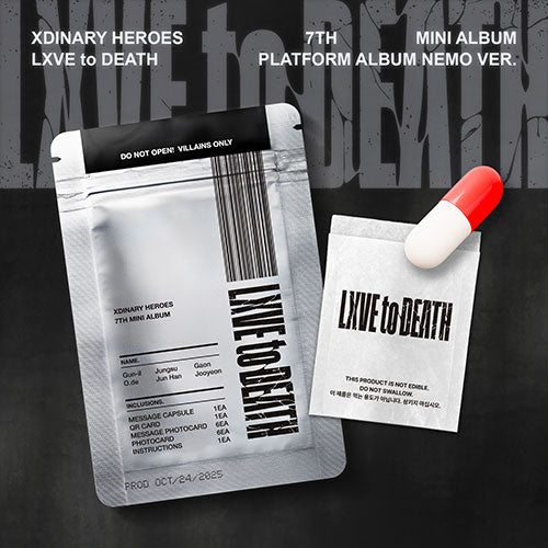 XDINARY HEROES - LXVE TO DEATH 7TH MINI ALBUM PLATFORM ALBUM NEMO VER - COKODIVE