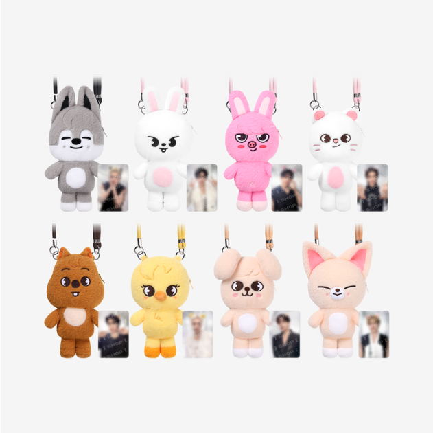 STRAY KIDS - RUN IT WORLD TOUR IN SEOUL OFFICIAL MD SKZOO PLUSH CROSS BAG - COKODIVE