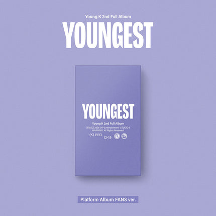 DAY6 YOUNG K - YOUNGEST 2ND FULL ALBUM PLATFORM ALBUM FANS VER - COKODIVE