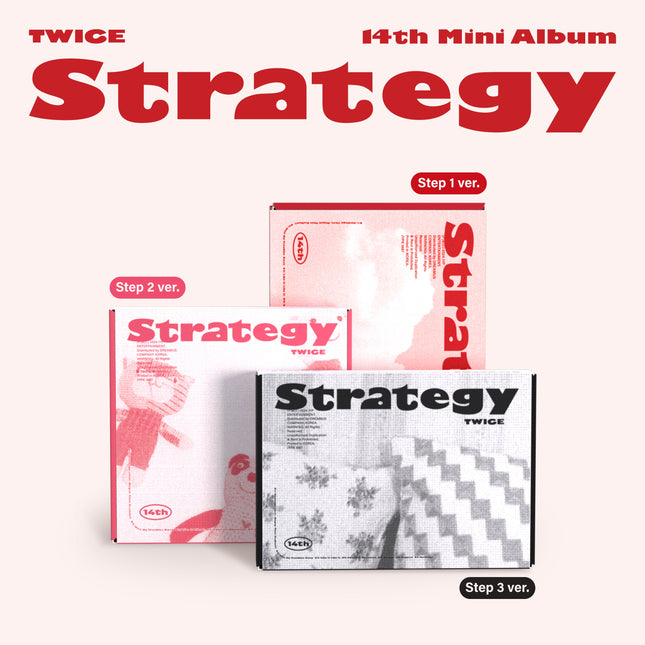 TWICE - STRATEGY 14TH MINI ALBUM JYP SHOP GIFT STANDARD RANDOM