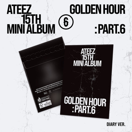 ATEEZ - GOLDEN HOUR : PART.6 15TH MINI ALBUM POCAALBUM DIARY VER - COKODIVE
