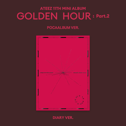 ATEEZ - GOLDEN HOUR : PART.2 11TH MINI ALBUM POCAALBUM VER DIARY VER - COKODIVE