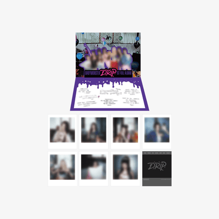 BABYMONSTER - DRIP 1ST FULL ALBUM OFFICIAL MD POP UP CARD SET - COKODIVE