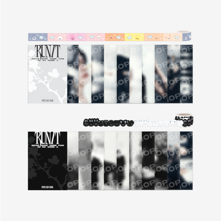 STRAY KIDS - RUN IT WORLD TOUR IN SEOUL OFFICIAL MD POSTCARD BOOK & ROLL STICKER SET - COKODIVE
