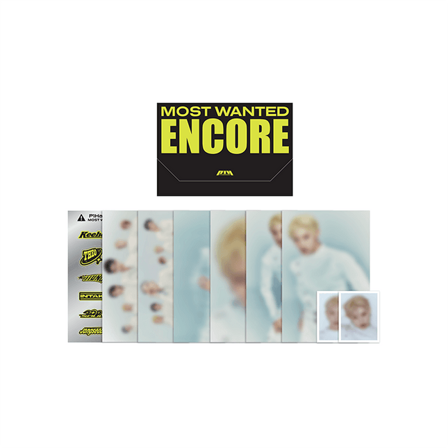 P1HARMONY - P1USTAGE H : MOST WANTED ENCORE IN SEOUL OFFICIAL MD POSTCARD & STICKER SET - COKODIVE