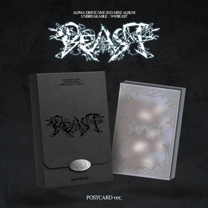ALPHA DRIVE ONE - UNBREAKABLE : BOY BEAST 2ND MINI ALBUM POSTCARD VER - COKODIVE