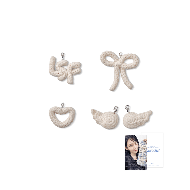 LE SSERAFIM - KKUROCHET 2ND OFFICIAL MD POUCH CHARM SET - COKODIVE