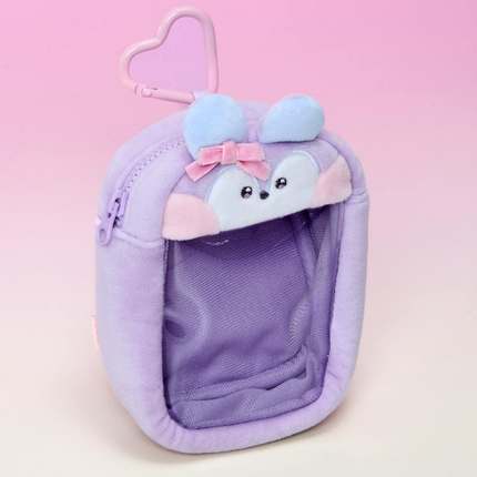 BT21 - RIBBONED U MININI CLEAR BAG CHARM POUCH - COKODIVE