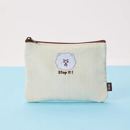 BT21 - TODAY'S FACE FLAT SQUARE POUCH - COKODIVE