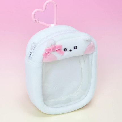 BT21 - RIBBONED U MININI CLEAR BAG CHARM POUCH - COKODIVE