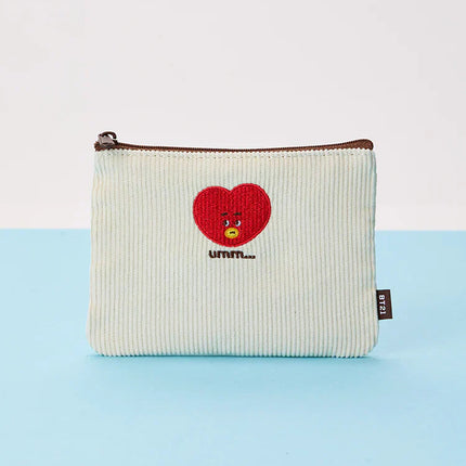 BT21 - TODAY'S FACE FLAT SQUARE POUCH - COKODIVE