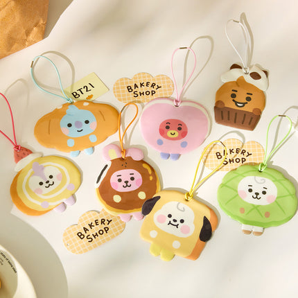 BT21 - BABY BAKERY SHOP MD PVC NAME TAG - COKODIVE