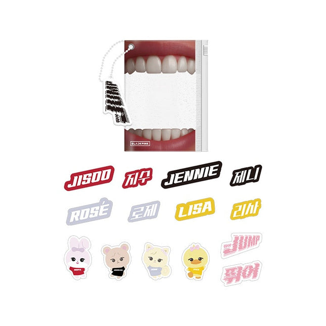 BLACKPINK - JUMP OFFICIAL MD PVC POUCH + STICKER SET - COKODIVE