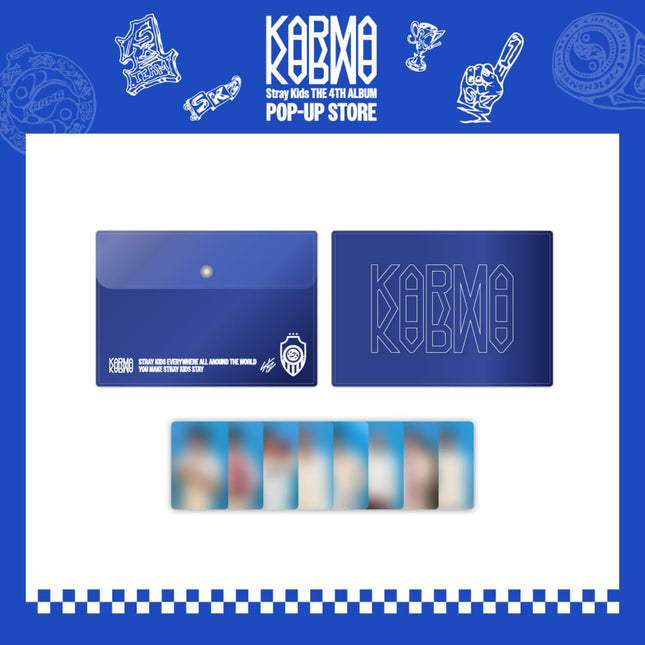 STRAY KIDS - KARMA POP UP STORE OFFICIAL MD PVC POUCH - COKODIVE