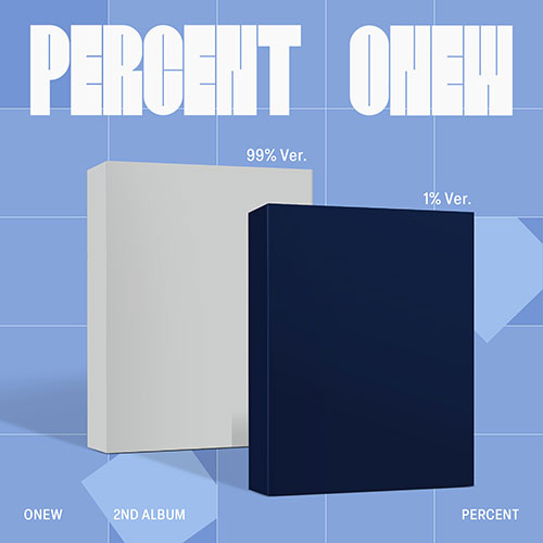 ONEW - PERCENT 2ND ALBUM PHOTOBOOK VER RANDOM - COKODIVE